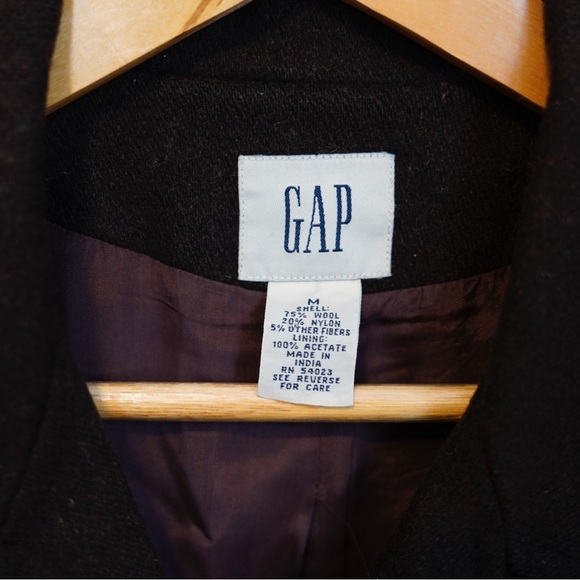 Vintage Gap Brown Wool Jacket - Picture 2 of 4